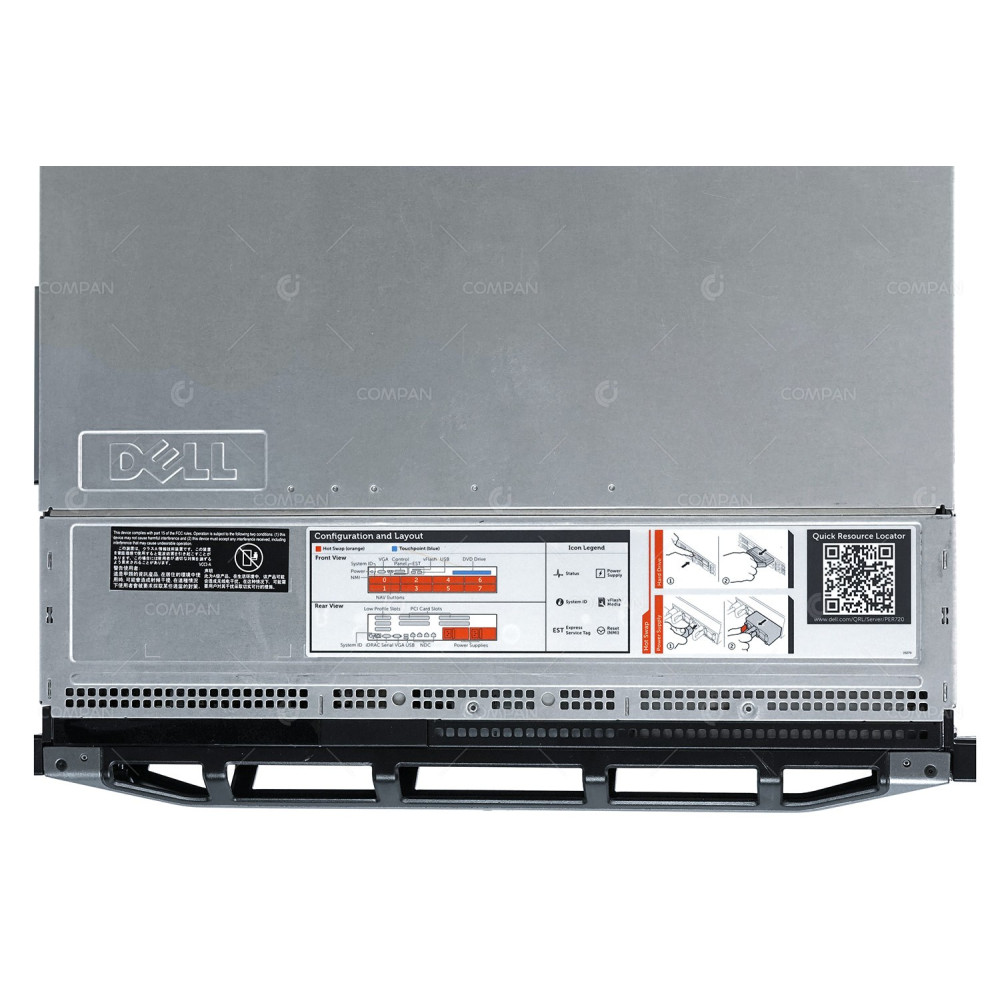 Dell PowerEdge R720 8LFF 2x Xeon E5-2650 V2 32 GB RAM 8 x 3.5 CADDY Rails